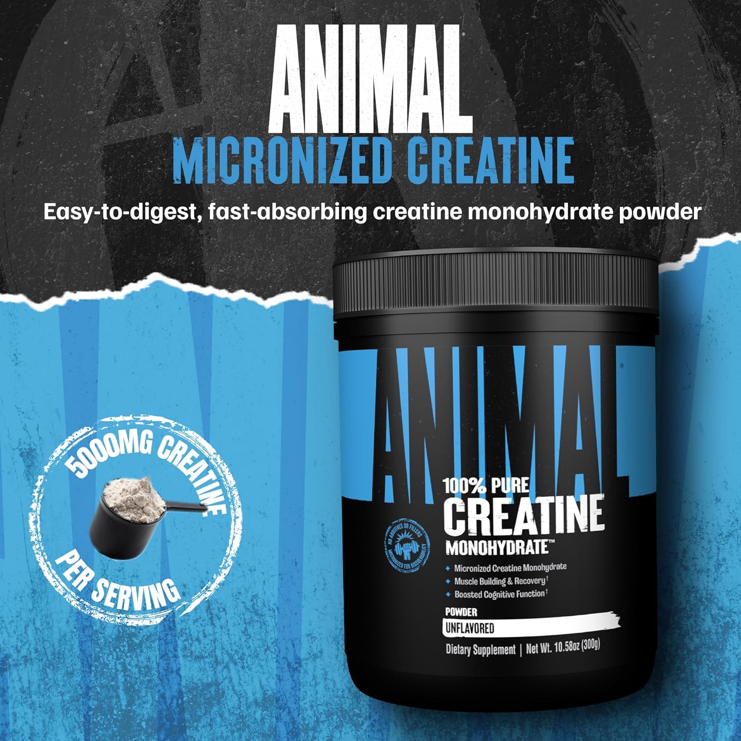 PURE CREATINE ANIMAL - 300GR - Animal