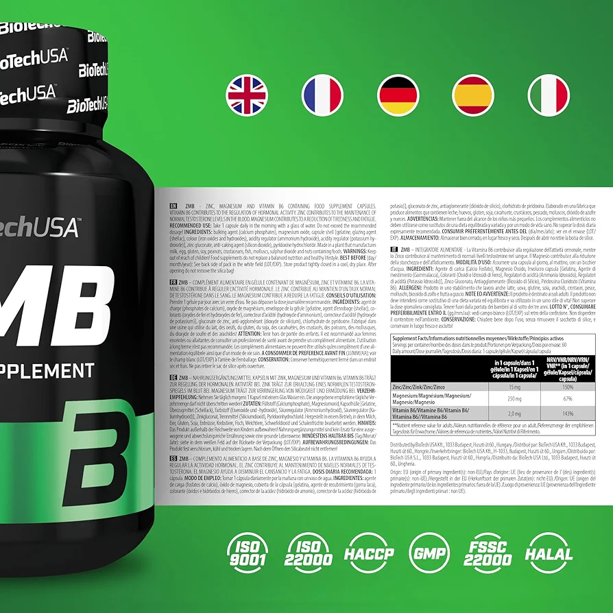 ZMB BIOTECH USA - 60CAPSULES - BiotechUSA